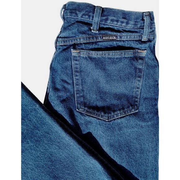 VTG 70's MENS MAVERICK BOOTCUT DENIM JEANS DEADSTOCK SIZE 34" - Picture 2 of 4